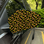Papaya And Banana Pattern Print Car Side Mirror Covers