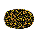 Papaya And Banana Pattern Print Car Side Mirror Covers