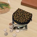 Papaya And Banana Pattern Print Coin Purse