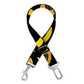 Papaya And Banana Pattern Print Dog Seat Belt