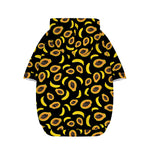 Papaya And Banana Pattern Print Dog Zip Up Hoodie