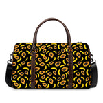 Papaya And Banana Pattern Print Duffle Bag