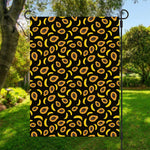 Papaya And Banana Pattern Print Garden Flag