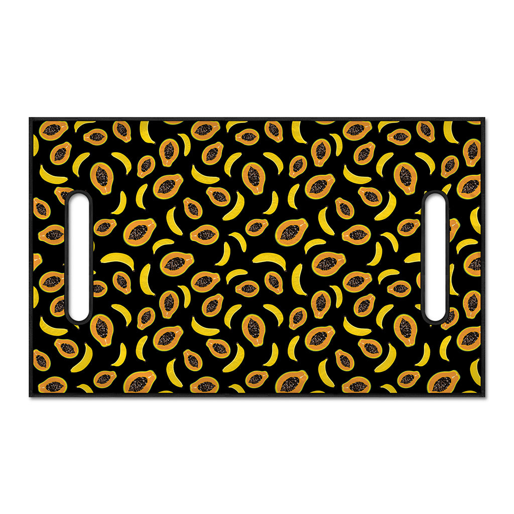 Papaya And Banana Pattern Print Golf Cart Seat Cover