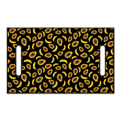 Papaya And Banana Pattern Print Golf Cart Seat Cover
