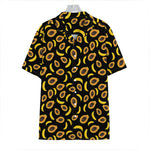Papaya And Banana Pattern Print Hawaiian Shirt
