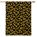 Papaya And Banana Pattern Print House Flag