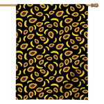Papaya And Banana Pattern Print House Flag