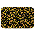 Papaya And Banana Pattern Print Indoor Door Mat