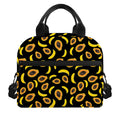 Papaya And Banana Pattern Print Insulated Lunch Bag
