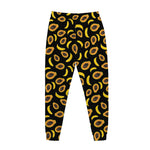 Papaya And Banana Pattern Print Jogger Pants