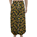 Papaya And Banana Pattern Print Lantern Pants