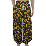 Papaya And Banana Pattern Print Lantern Pants