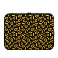 Papaya And Banana Pattern Print Laptop Sleeve
