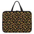 Papaya And Banana Pattern Print Laptop Sleeve With Handle
