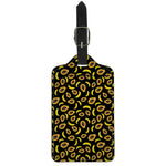Papaya And Banana Pattern Print Luggage Tag