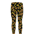 Papaya And Banana Pattern Print Men's Leggings