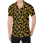 Papaya And Banana Pattern Print Men's Shirt