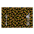 Papaya And Banana Pattern Print Placemat