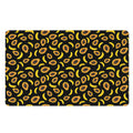 Papaya And Banana Pattern Print Polyester Doormat