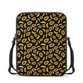 Papaya And Banana Pattern Print Rectangular Crossbody Bag
