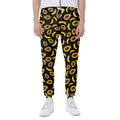 Papaya And Banana Pattern Print Joggers