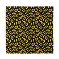 Papaya And Banana Pattern Print Silk Bandana