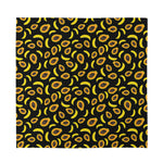 Papaya And Banana Pattern Print Silk Bandana