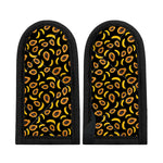 Papaya And Banana Pattern Print Skillet Handle Cover