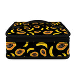Papaya And Banana Pattern Print Small Lunch Bag