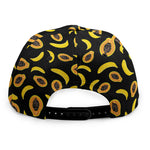 Papaya And Banana Pattern Print Snapback Cap