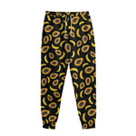 Papaya And Banana Pattern Print Sweatpants
