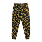 Papaya And Banana Pattern Print Sweatpants
