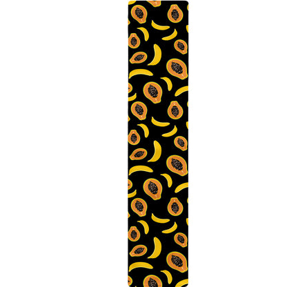 Papaya And Banana Pattern Print Table Runner