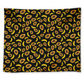 Papaya And Banana Pattern Print Tapestry
