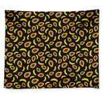 Papaya And Banana Pattern Print Tapestry