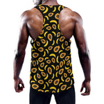 Papaya And Banana Pattern Print Training Tank Top