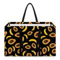 Papaya And Banana Pattern Print Utility Tote Bag