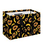 Papaya And Banana Pattern Print Utility Tote Bag