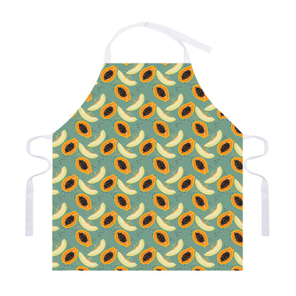 Papaya And Melon Pattern Print Adjustable Apron