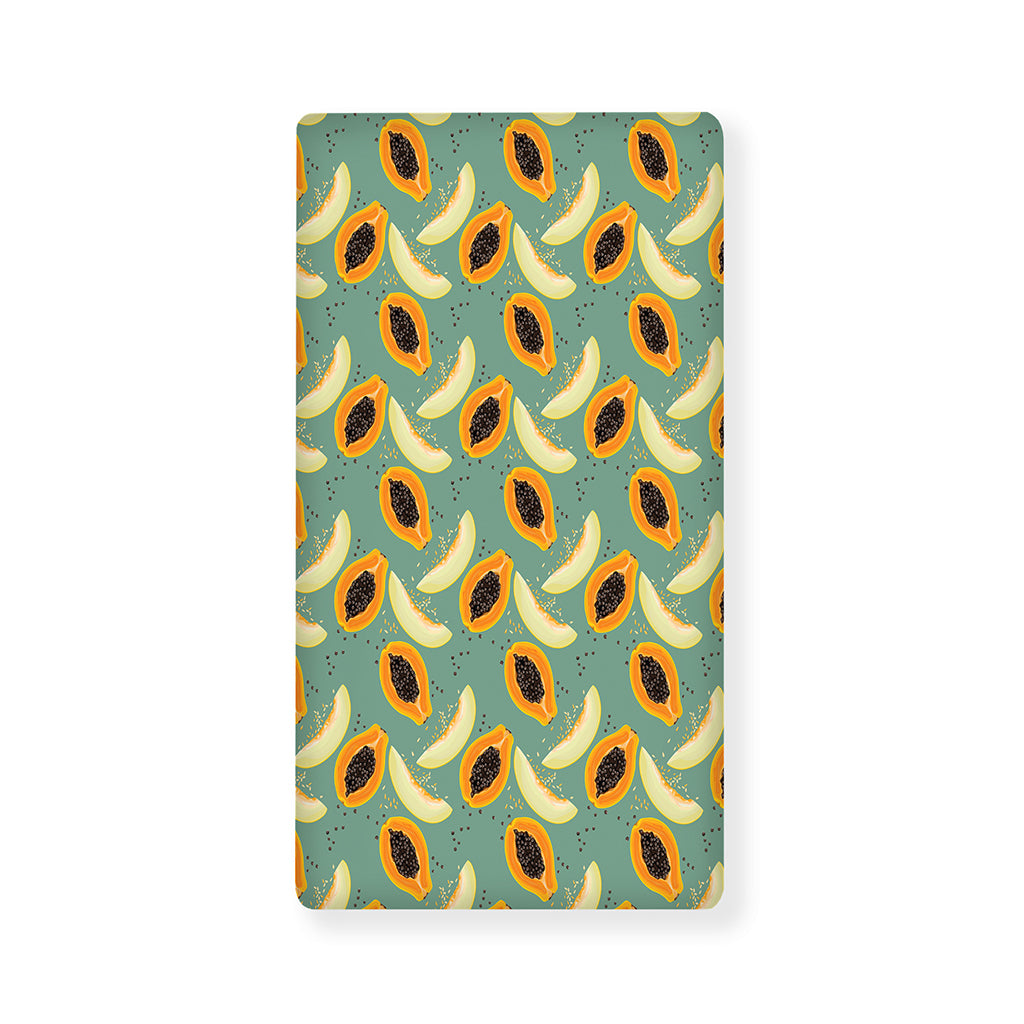 Papaya And Melon Pattern Print Baby Crib Sheet