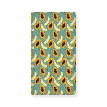 Papaya And Melon Pattern Print Baby Crib Sheet