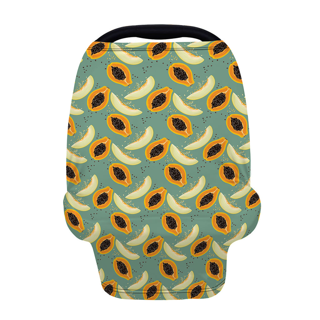 Papaya And Melon Pattern Print Baby Seat Cover