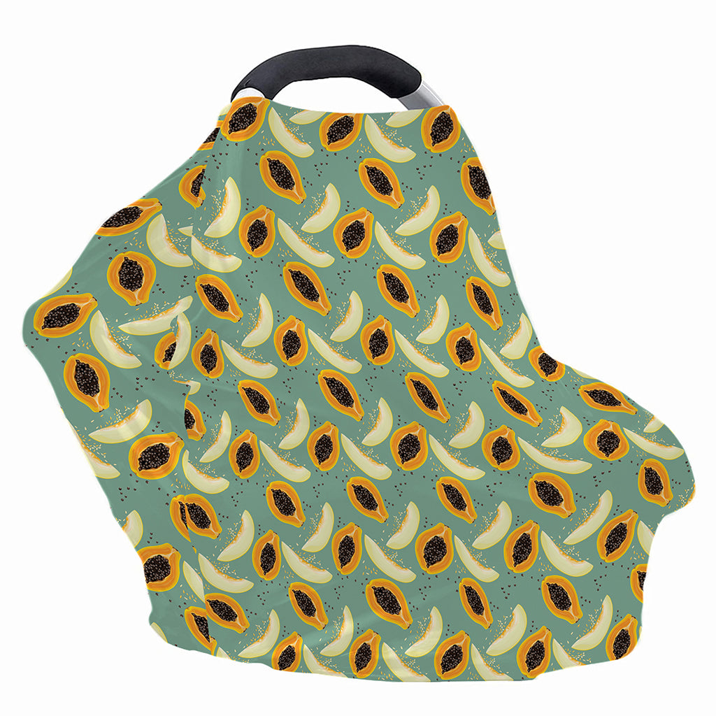 Papaya And Melon Pattern Print Baby Seat Cover
