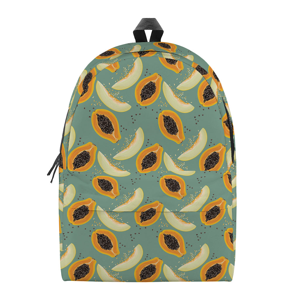 Papaya And Melon Pattern Print Backpack