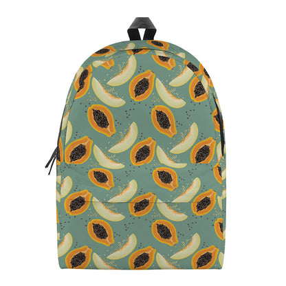 Papaya And Melon Pattern Print Backpack