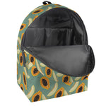 Papaya And Melon Pattern Print Backpack