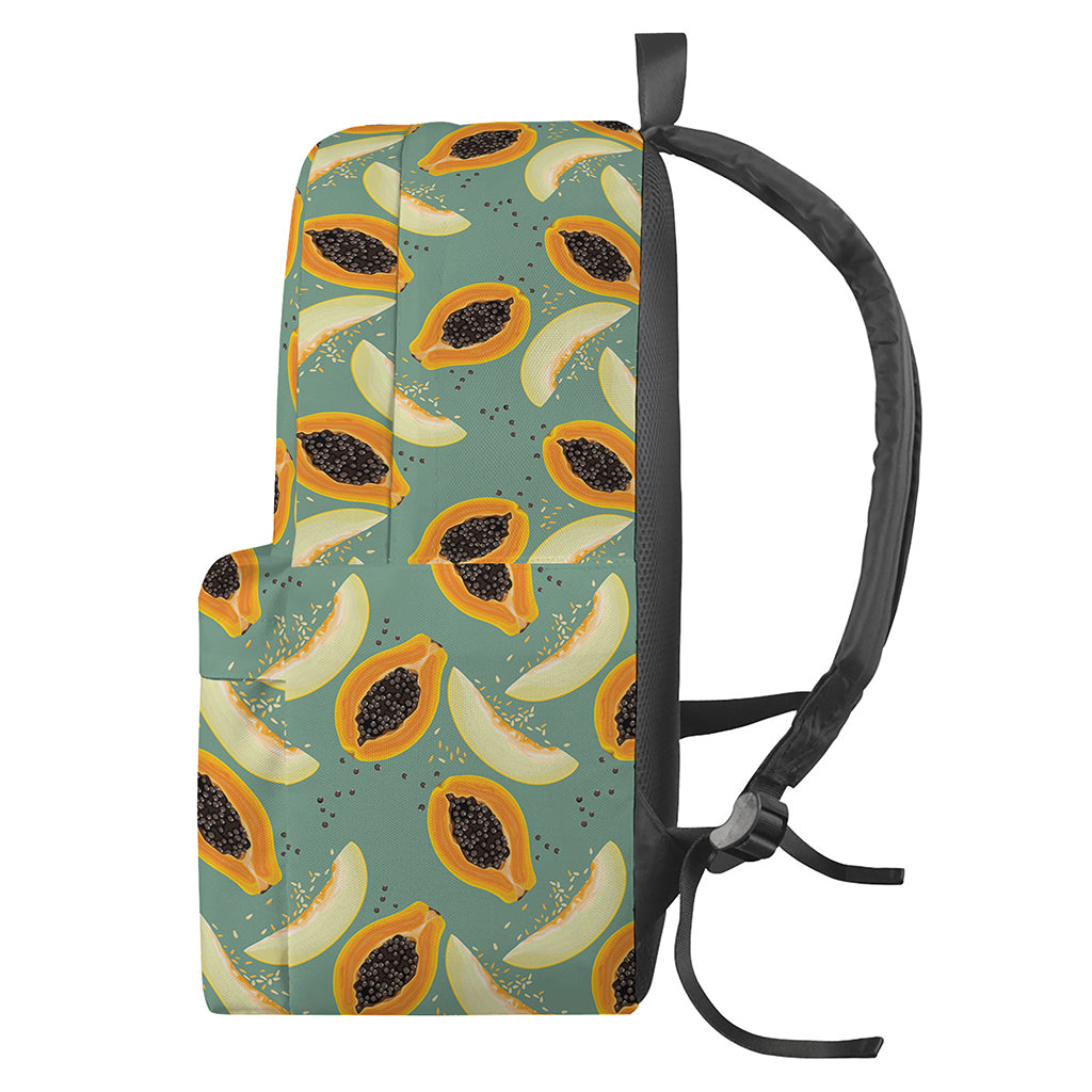 Papaya And Melon Pattern Print Backpack