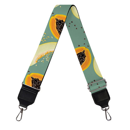 Papaya And Melon Pattern Print Bag Strap