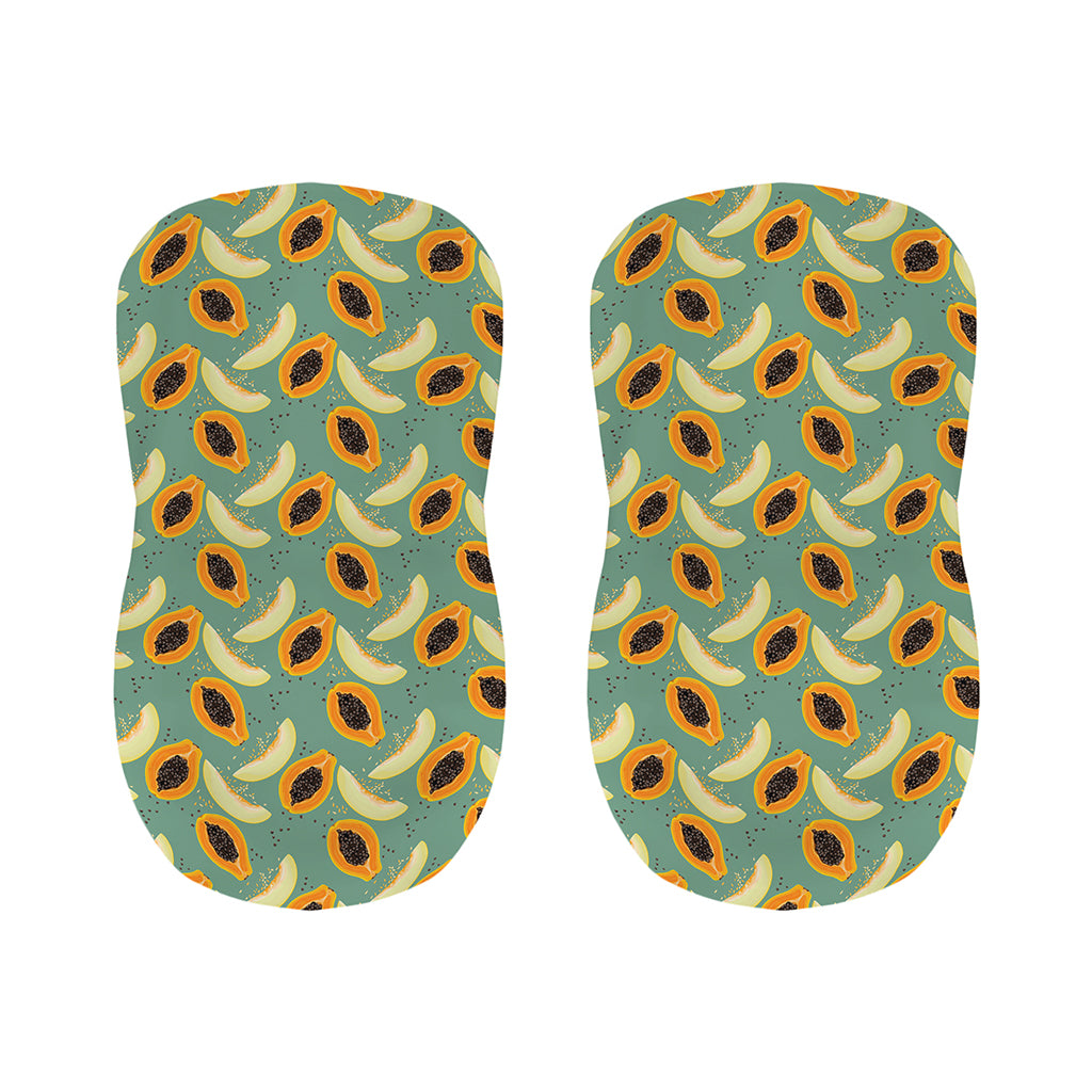 Papaya And Melon Pattern Print Bar Stool Covers
